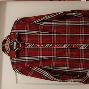 Plaid basic fit shirt.Size 40.